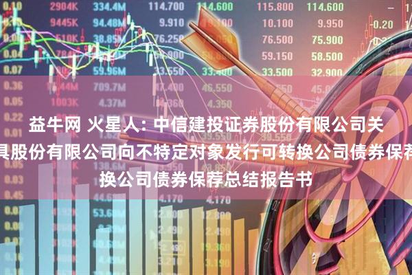 益牛网 火星人: 中信建投证券股份有限公司关于火星人厨具股份有限公司向不特定对象发行可转换公司债券保荐总结报告书