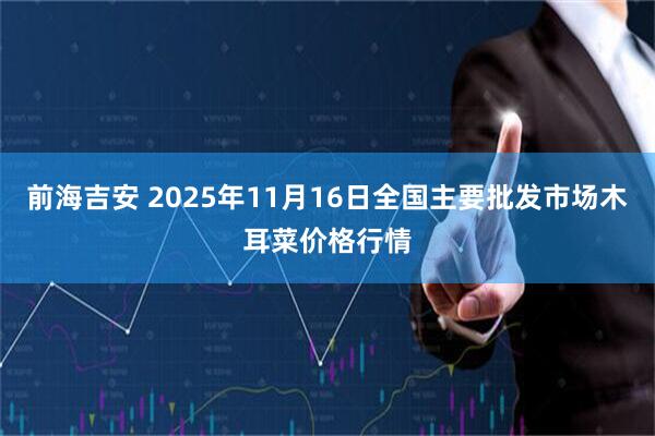 前海吉安 2025年11月16日全国主要批发市场木耳菜价格行情