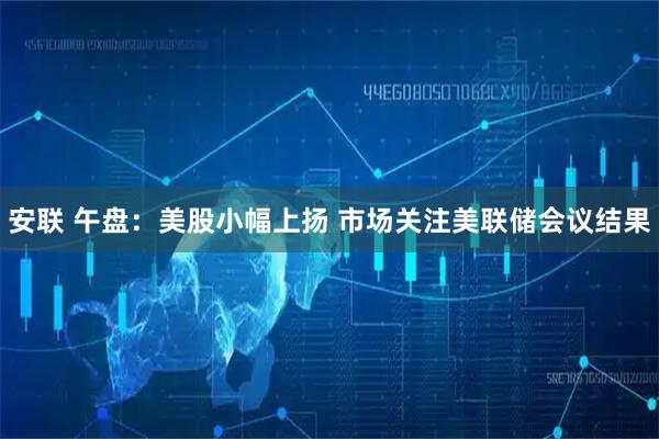 安联 午盘：美股小幅上扬 市场关注美联储会议结果