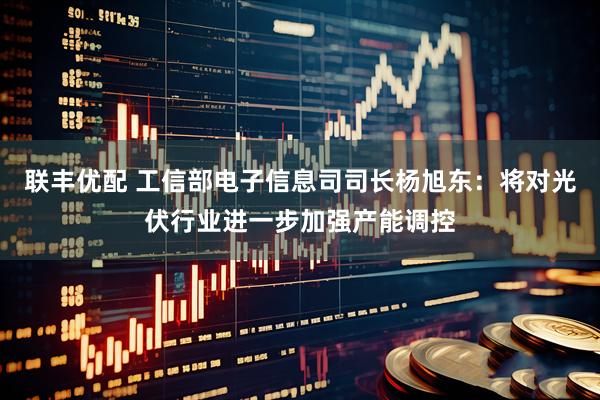 联丰优配 工信部电子信息司司长杨旭东：将对光伏行业进一步加强产能调控